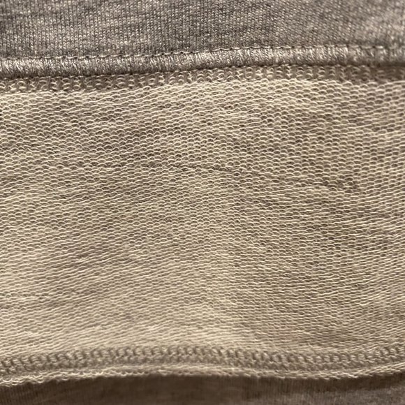 Bebe Gray and White Cascading Cardigan Style Top Size Medium - Picture 7 of 9